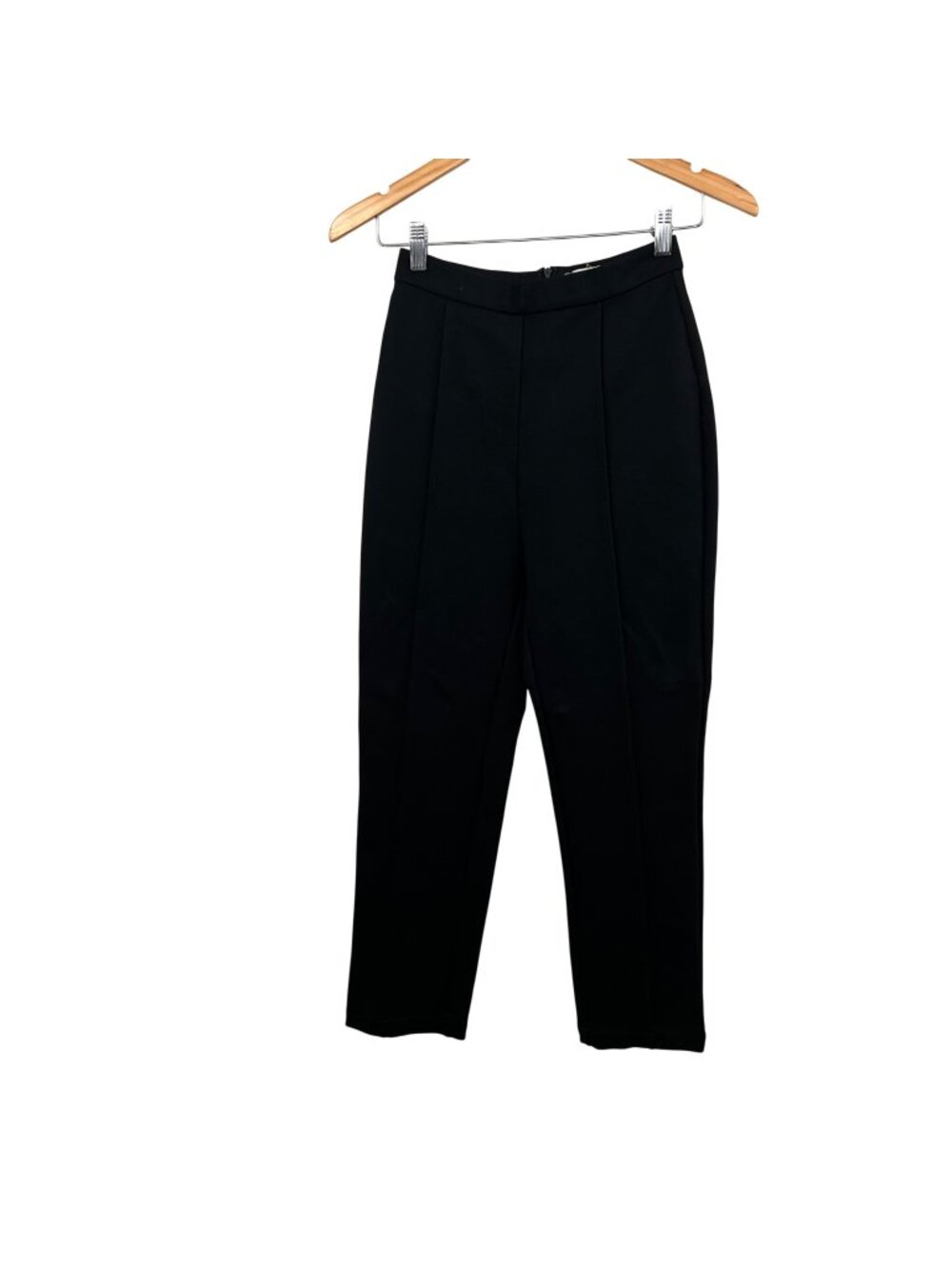 Love, Bonito Womens Ankle Dress Pants Black Pleated Front Size 4 Zip